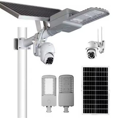 SS08 saules ielas apgaismojums ar videonovērošanas kameru